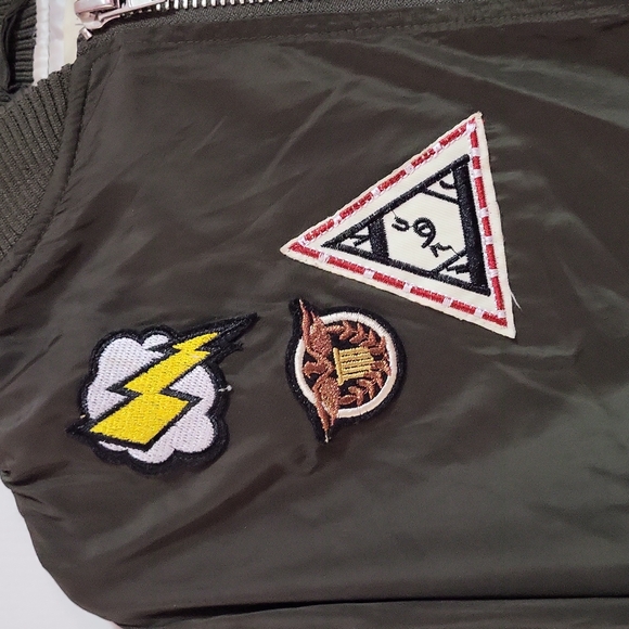 Patch work bomber jacket - Picture 2 of 8